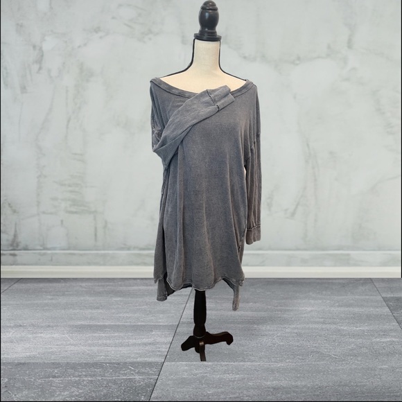 Free People We The Free Open Style Back Top Tunic Medium - Picture 3 of 9